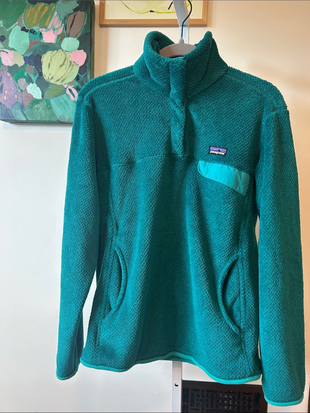Patagonia fleece snap pullover